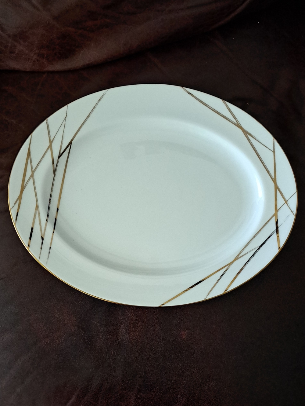 Lenox 884633 Abergreen 16" Oval Serving Platter Bone China